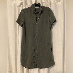 Lucky Brand Charcoal Button-Up Shirt